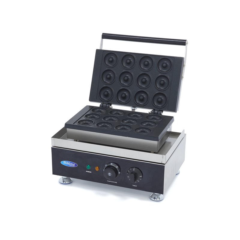 Machine &agrave; beignets - 12 mini beignets - &Oslash;5 cm - avec minuterie int&eacute;gr&eacute;e - Maxima - 09374011