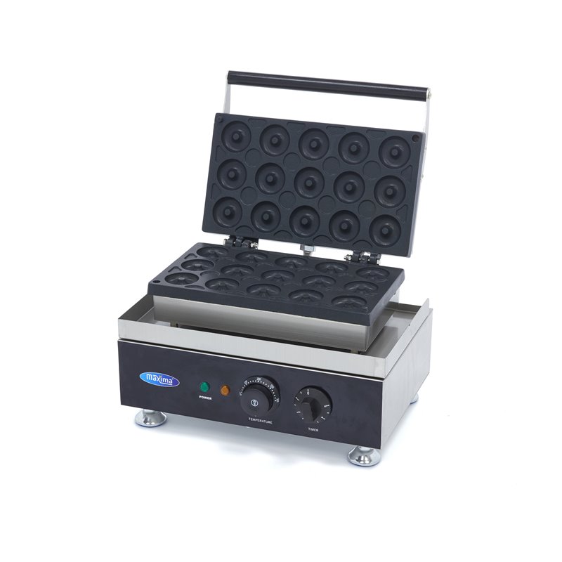 Machine &agrave; beignets - 15 mini beignets - &Oslash;5 cm - avec minuterie int&eacute;gr&eacute;e - Maxima - 09374012