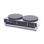 Cr&ecirc;pi&egrave;re - double cr&ecirc;pes - 2 x 40 cm - incl. tartineur de p&acirc;te &agrave; frire - Maxima - 09374071