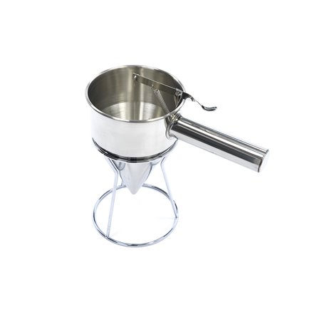 Dispensateur de p&acirc;te - 1,3 L - acier inoxydable - bouton de dosage inclus - Maxima - 09374160