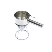 Dispensateur de p&acirc;te - 1,3 L - acier inoxydable - bouton de dosage inclus - Maxima - 09374160