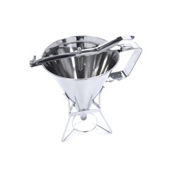 Dispensateur de p&acirc;te - 1,6 L - acier inoxydable - bouton de dosage inclus - Maxima - 09374161