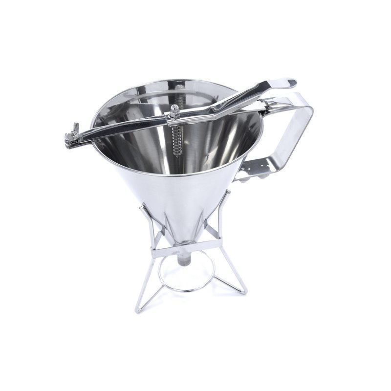 Dispensateur de p&acirc;te - 1,6 L - acier inoxydable - bouton de dosage inclus - Maxima - 09374161