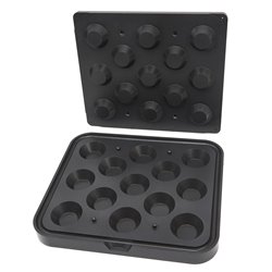 Moule &agrave; Tartelette - Rond - 67/41 mm - 13 pi&egrave;ces - Maxima - 09374308
