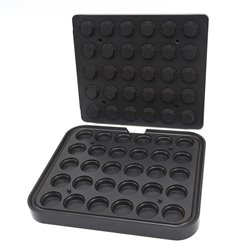 Moule &agrave; Tartelette - Rond - 49/38 mm - 30 pi&egrave;ces - Maxima - 09374313