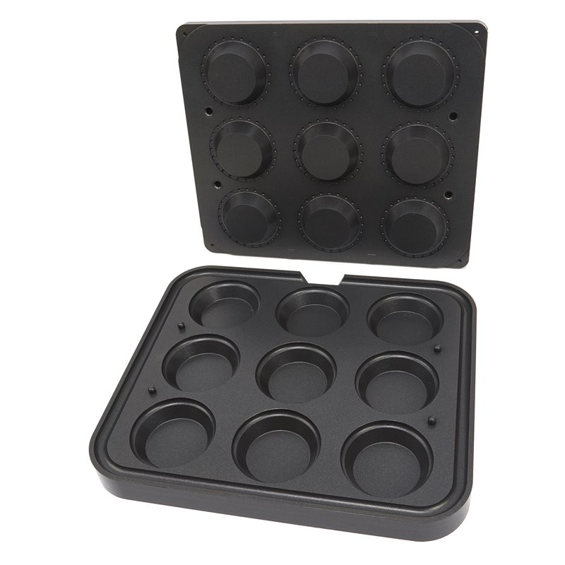 Moule &agrave; Tartelette - Rond - 89/65 mm - 9 pi&egrave;ces - Maxima - 09374315