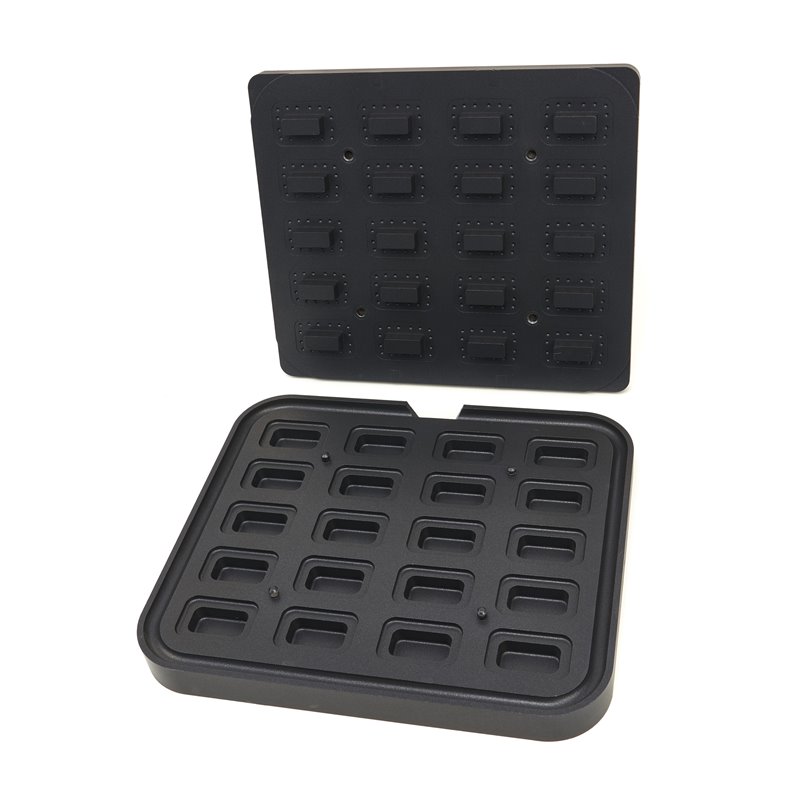 Moule &agrave; Tartelette - Rectangle - 64x41/45x22 mm - 20 pieces - Maxima - 09374322