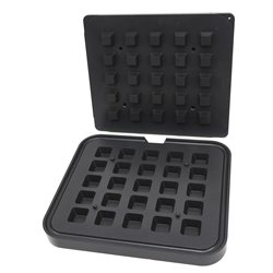 Moule &agrave; Tartelette - Carr&eacute; - 39/29 mm - 25 pieces - Maxima - 09374325