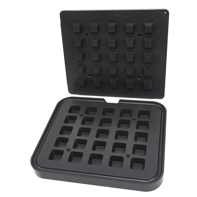 Moule &agrave; Tartelette - Carr&eacute; - 39/29 mm - 25 pieces - Maxima - 09374325