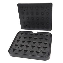Moule &agrave; Tartelette - Triangle - 30 pieces - Maxima - 09374328