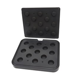 Moule &agrave; Tartelette - Ondul&eacute; -  48/36 mm - 13 pieces - Maxima - 09374329