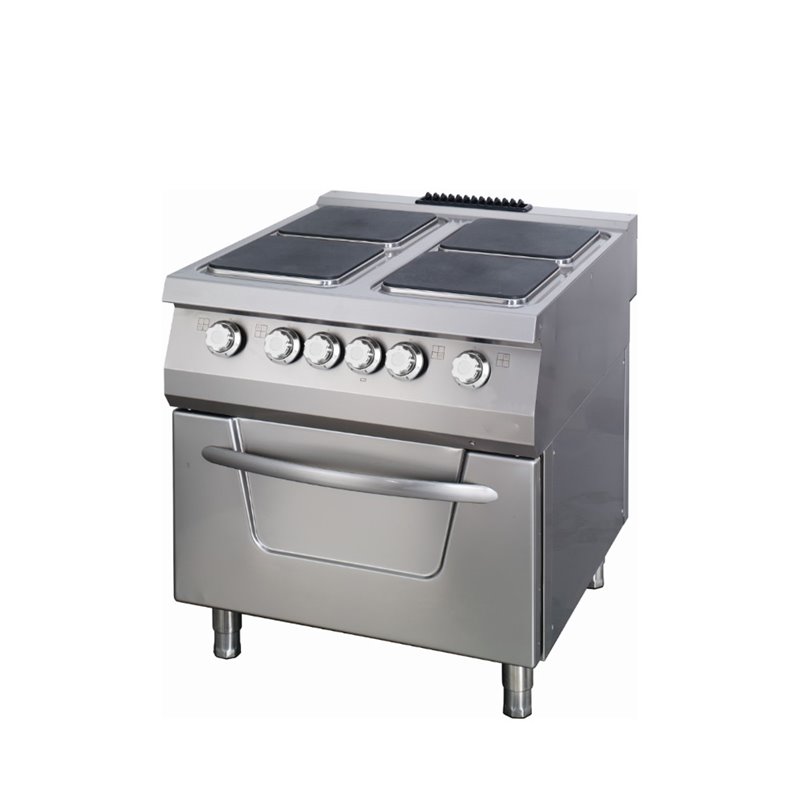 Premium cuisini&egrave;re - 4 br&ucirc;leurs - unit&eacute; double - profondeur 90 cm - &eacute;lectrique - Maxima - 09398525