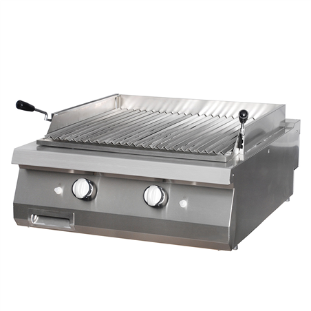 Premium gril en pierre de lave - unit&eacute; double - profondeur 90 cm - gaz - Maxima - 09398596