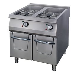 Premium friteuse - 2 x 22 L - unit&eacute; double - profondeur 90 cm - avec robinet de vidange - &eacute;lectrique - Maxima - 09398608