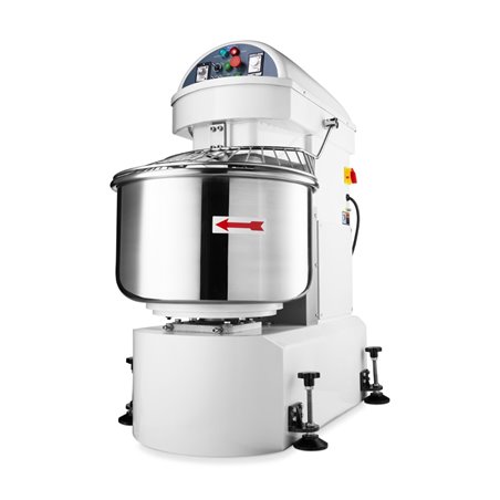 P&eacute;trin &agrave; spirale / p&eacute;trin &agrave; p&acirc;te - 100 L - 64 kg de p&acirc;te - 2 vitesses - 400V - Maxima - 09361100