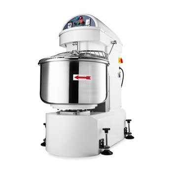 P&eacute;trin &agrave; spirale / p&eacute;trin &agrave; p&acirc;te - 100 L - 64 kg de p&acirc;te - 2 vitesses - 400V - Maxima - 09361100