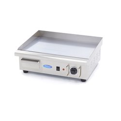 Plaque de gril - chrome lisse - 55 cm - incl plateau d'&eacute;gouttement - Maxima - 09365163