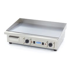 Plaque de gril - chrome lisse - 73 cm - incl plateau d'&eacute;gouttement - 400V - Maxima - 09365164