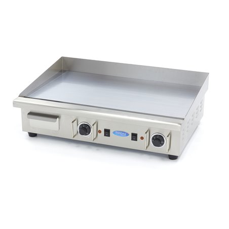 Plaque de gril - chrome lisse - 73 cm - incl plateau d'&eacute;gouttement - 400V - Maxima - 09365164
