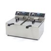 Friteuse - 2 x 11 L - 2 paniers - jusqu'&agrave; 2,8 kg de frites - Maxima - 09365227
