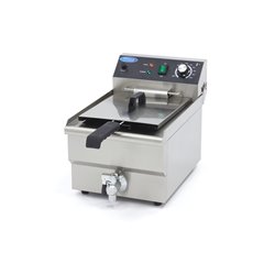 Friteuse - 13 L - 1 panier - avec robinet de vidange - Maxima - 09365230