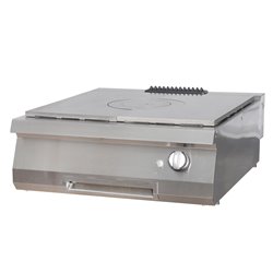 Premium plaque coup de feu - 1 br&ucirc;leur - unit&eacute; double - profondeur 90 cm - gaz - Maxima - 09398550