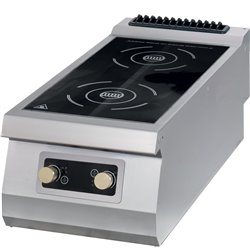 Premium cuisini&egrave;re &agrave; induction - 2 br&ucirc;leurs - unit&eacute; simple - profondeur 90 cm - &eacute;lectrique - Maxima - 09398555