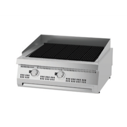Premium chargrill - 2 zones - unit&eacute; double - profondeur 90 cm - gaz - Maxima - 09398591