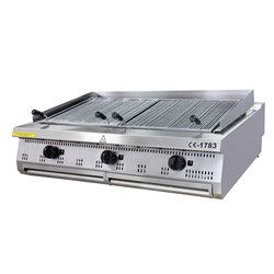 Premium chargrill - 3 zones - unit&eacute; triple - profondeur 90 cm - gaz - Maxima - 09398593