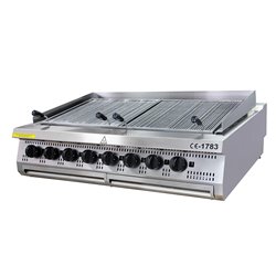 Premium chargrill - 8 zones - unit&eacute; triple - profondeur 90 cm - gaz - Maxima - 09398601