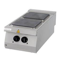 Premium cuisini&egrave;re - 2 br&ucirc;leurs - unit&eacute; simple - profondeur 90 cm - &eacute;lectrique - Maxima - 09398535