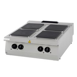 Premium cuisini&egrave;re - 4 br&ucirc;leurs - unit&eacute; double - profondeur 90 cm - &eacute;lectrique - Maxima - 09398536