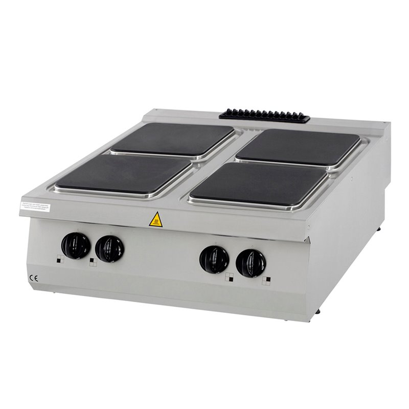 Premium cuisini&egrave;re - 4 br&ucirc;leurs - unit&eacute; double - profondeur 90 cm - &eacute;lectrique - Maxima - 09398536