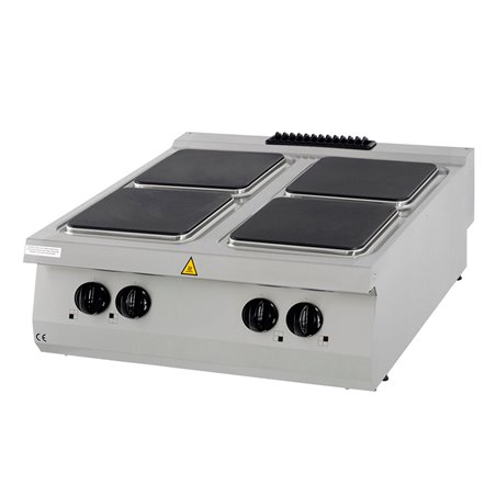 Premium cuisini&egrave;re - 4 br&ucirc;leurs - unit&eacute; double - profondeur 90 cm - &eacute;lectrique - Maxima - 09398536