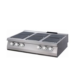 Premium cuisini&egrave;re - 6 br&ucirc;leurs - unit&eacute; triple - profondeur 90 cm - &eacute;lectrique - Maxima - 09398537