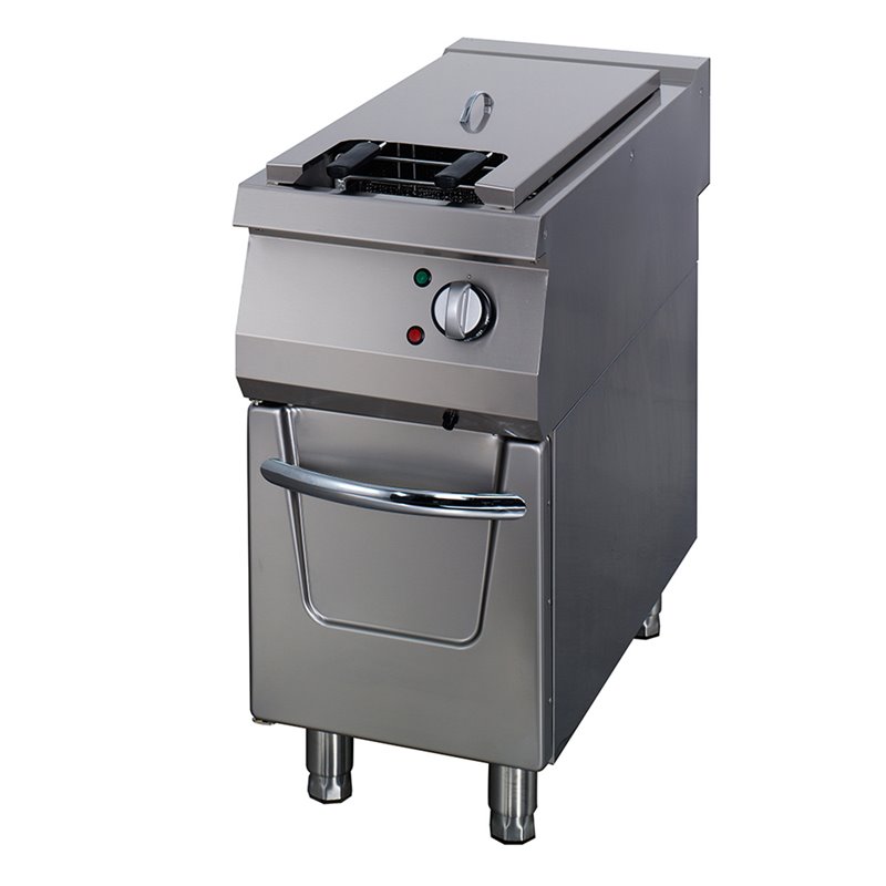 Premium friteuse - 1 x 22 L - unit&eacute; simple - profondeur 90 cm - avec robinet de vidange - &eacute;lectrique - Maxima - 09398607