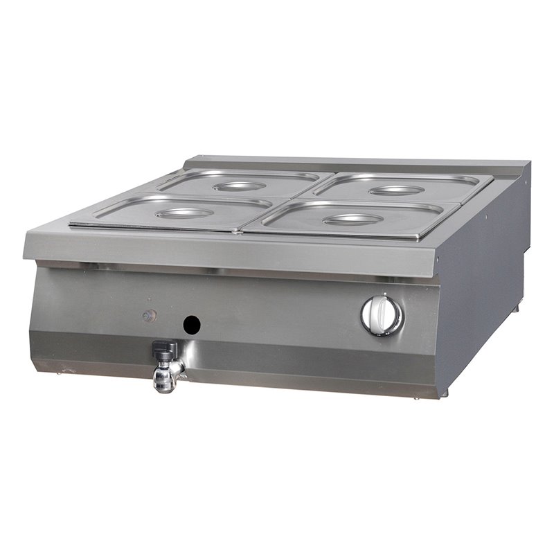 Premium bain marie - unit&eacute; double - profondeur 90 cm - gaz - Maxima - 09398631
