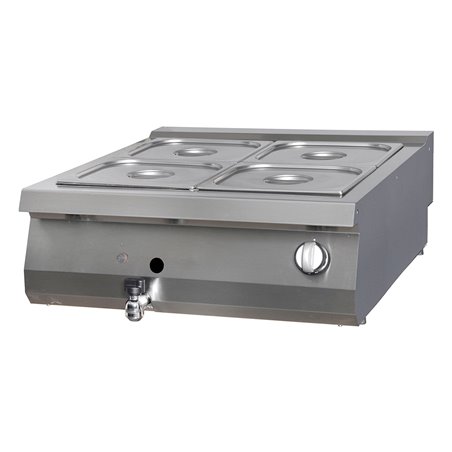 Premium bain marie - unit&eacute; double - profondeur 90 cm - gaz - Maxima - 09398631