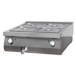 Premium bain marie - unit&eacute; double - profondeur 90 cm - &eacute;lectrique - Maxima - 09398633