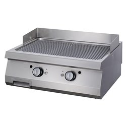 Premium plaque de gril - chrome rainur&eacute; - unit&eacute; double - profondeur 90 cm - gaz - Maxima - 09398574