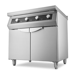Cuisini&egrave;re - 4 br&ucirc;leurs - induction - profondeur 70 cm - avec support - Maxima - 09371011