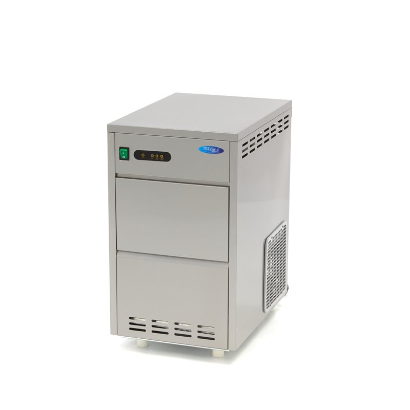Machine &agrave; gla&ccedil;ons - 30 kg/jour - broy&eacute;/floconn&eacute; - refroidissement par eau - Maxima - 09300146