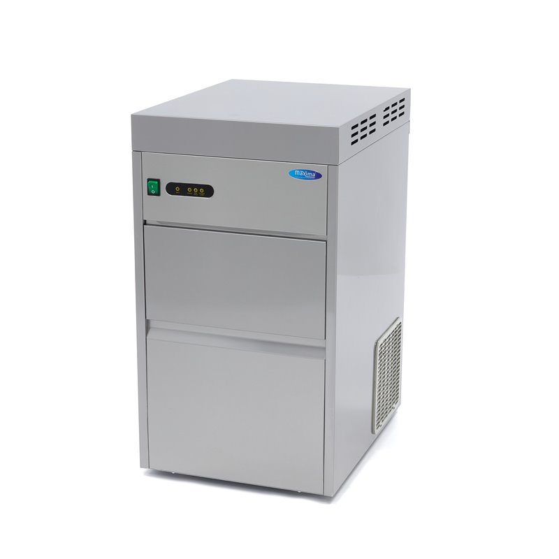 Machine &agrave; gla&ccedil;ons - 50 kg/jour - broy&eacute;/floconn&eacute; - refroidissement par eau - Maxima - 09300147