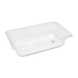 R&eacute;cipient gastronorm - 1/4 GN - profondeur 6,5 cm - polycarbonate - Maxima - 09367922