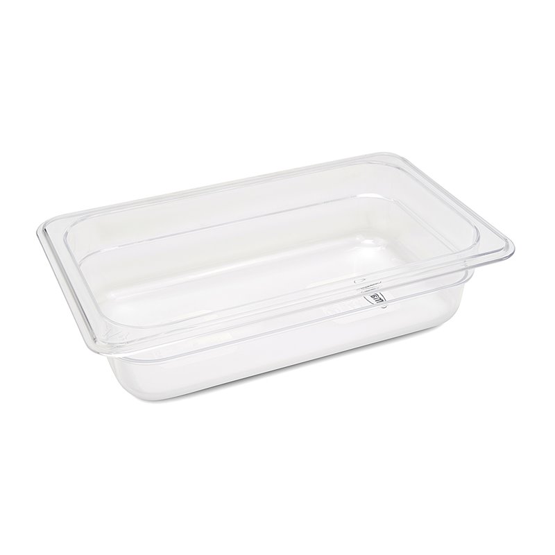 R&eacute;cipient gastronorm - 1/4 GN - profondeur 6,5 cm - polycarbonate - Maxima - 09367922