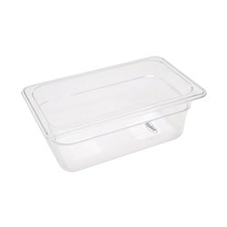 R&eacute;cipient gastronorm - 1/4 GN - profondeur 10 cm - polycarbonate - Maxima - 09367923