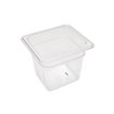 R&eacute;cipient gastronorm - 1/6 GN - profondeur 15 cm - polycarbonate - Maxima - 09367927