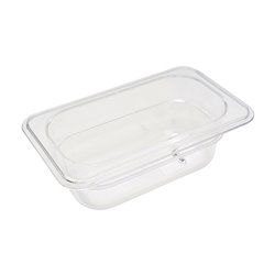 R&eacute;cipient gastronorm - 1/9 GN - profondeur 6,5 cm - polycarbonate - Maxima - 09367928
