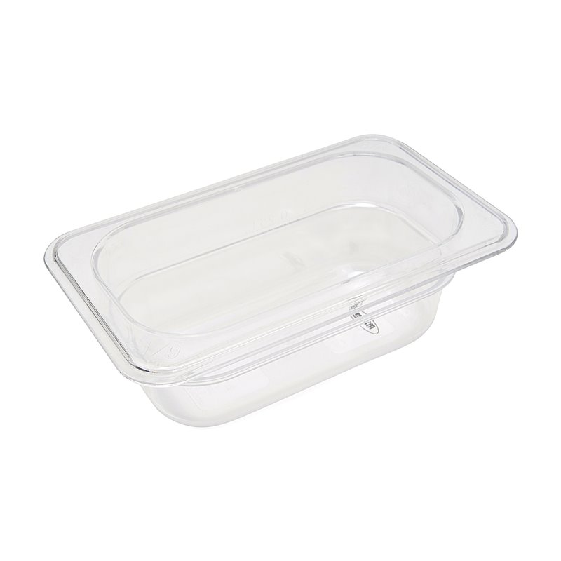 R&eacute;cipient gastronorm - 1/9 GN - profondeur 6,5 cm - polycarbonate - Maxima - 09367928