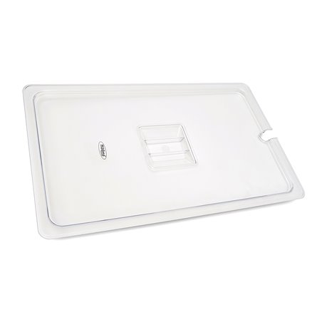 Couvercle gastronorm - 1/1 GN - polycarbonate - avec ouverture pour cuill&egrave;re - Maxima - 09367936